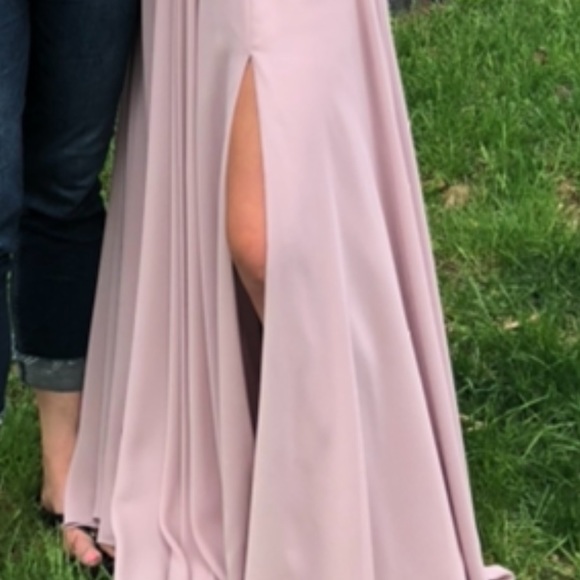 Light pink / mauve Jovani prom dress - Picture 2 of 7